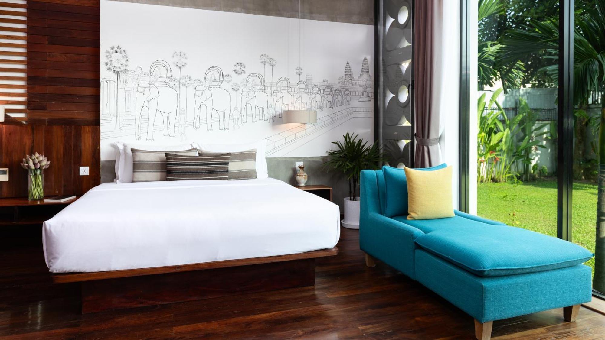 ชินตนา ศยา เรสซิเดนซ์ Hotel เสียมราฐ ภายนอก รูปภาพ
